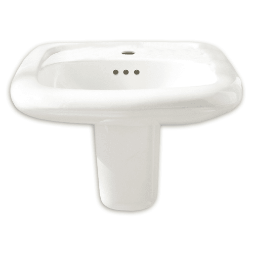 American Standard 0954.004EC.020 White Murro Murro 21-1/4 Wall Mounted Porcelain Bathroom Sink with EverClean Technology 0954.004EC