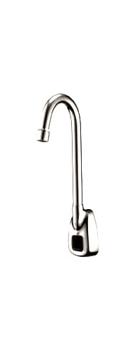 Sloan 3315158 Chrome Optima Back Mounted, Battery Powered, Sensor Activated Electronic Gooseneck Hand Washing Faucet for Tempered or Hot/Cold Water Operation. S