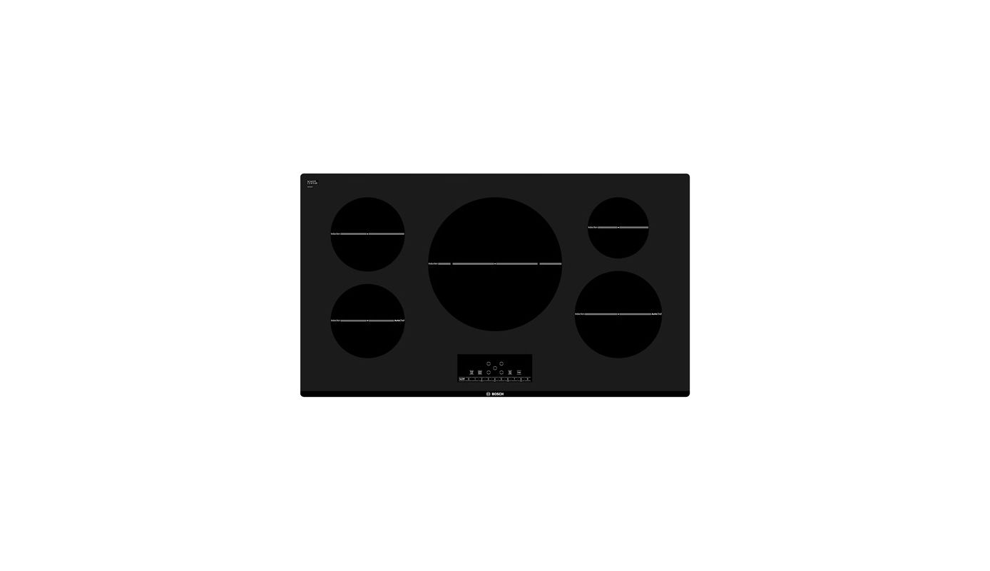 Bosch NIT8666 36 Inch Wide Induction Cooktop from the 800 Series Black Cooktops Induction