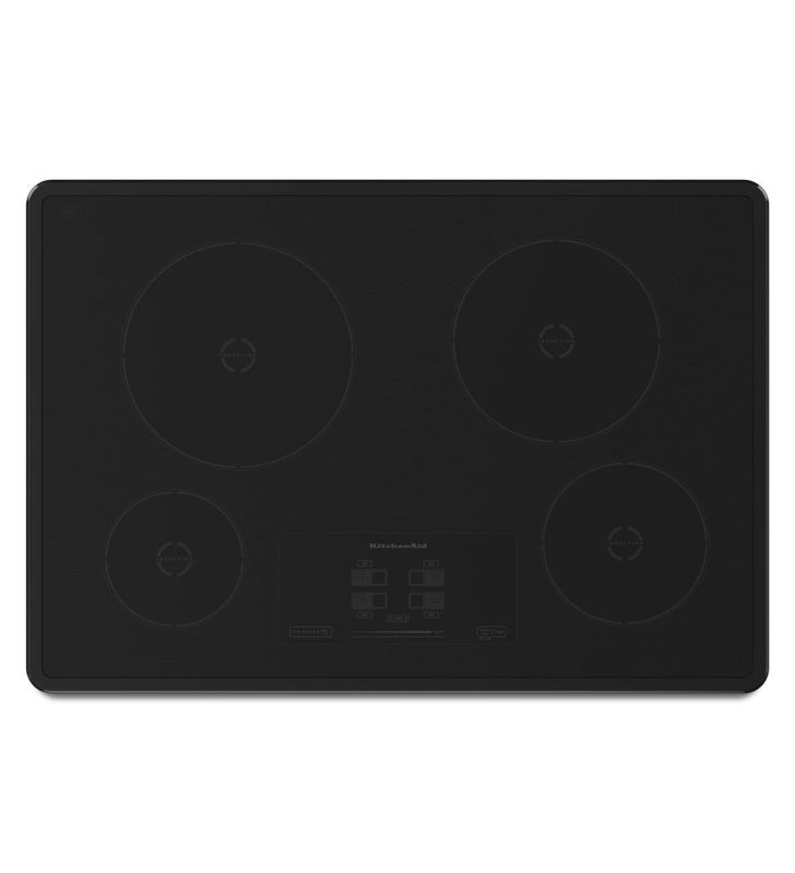 KitchenAid KICU500X 30 Inch Wide Induction Cooktop with Performance Boost from t Black Cooktops Induction