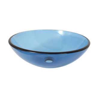 Premier 581130 Blue Glass Vessel Sink